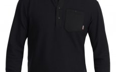 Fishing LS Shirt Simms Highline Henley Black