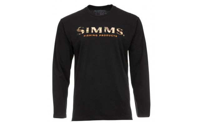 Fishing LS Shirt Simms Logo Black Fishing LS Shirt Simms Logo Black S