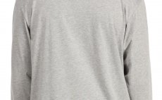 Fishing LS Shirt Simms Logo Grey Heather