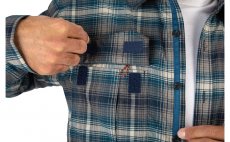 Fishing Shirt Simms Coldweather Atlantis Steel Plaid