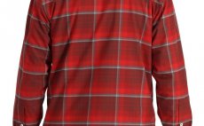 Fishing Shirt Simms Coldweather Cutty Red Asym Ombre Plaid