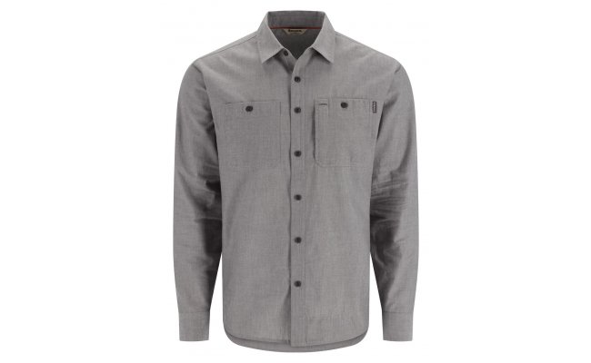 Fishing Shirt Simms Cutbank Chambray Cinder Chambray Fishing Shirt Simms Cutbank Chambray Cinder Chambray S