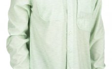 Fishing Shirt Simms Double Haul Light Green Texture Wave Print