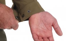 Fishing Shirt Simms Lodge Work Driftwood