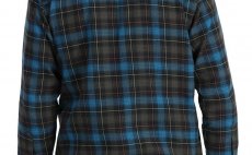 Fishing Shirt Simms Santee Flannel Black/Bright Blue Window Pane Ombre