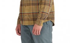 Fishing Shirt Simms Santee Flannel Camel & Navy & Clay Neo Plaid