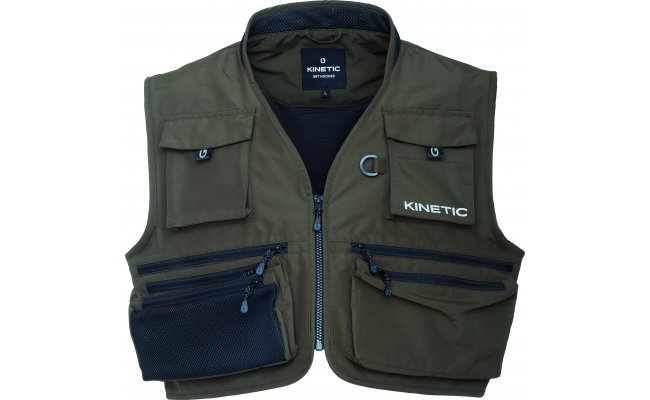 Fishing Vest Kinetic Strider Olive Fishing Vest Kinetic Strider Olive S/M
