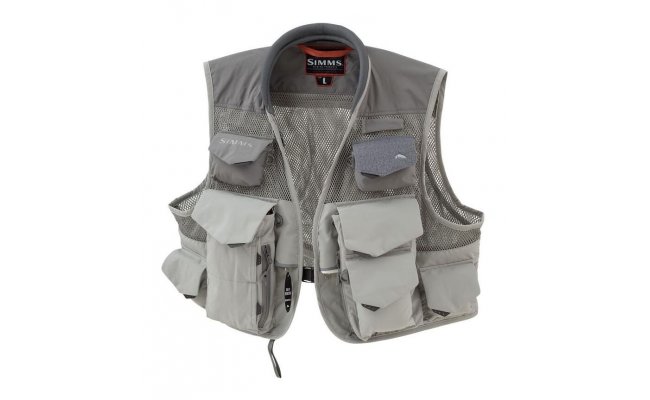 Fishing Vest Simms Vertical Mesh Boulder Fishing Vest Simms Vertical Mesh Boulder M