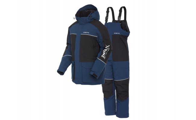 Fishing Winter Clothing Kintetic X-Treme Winter Suit Black & Navy Fishing Winter Clothing Kintetic X-Treme Winter Suit Black & Navy S