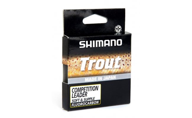 Fluorocarbon Leader Shimano Trout Competition Fluoro 50 m Fluorocarbon Leader Shimano Trout Competition Fluoro 50 m; 0.120 mm; 1.05 kg; Grey