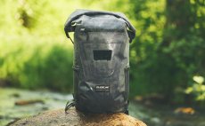 Fly Fishing Backpack Guideline Experience Wateproof Rolltop 21 - In Action