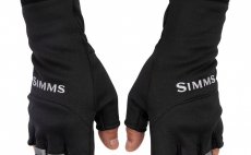 Fly Fishing Gloves Simms Freestone Half Finger Black
