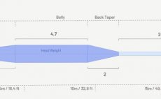 Fly Line Fast Intermediate Guideline Coastal Classic - Taper Profile