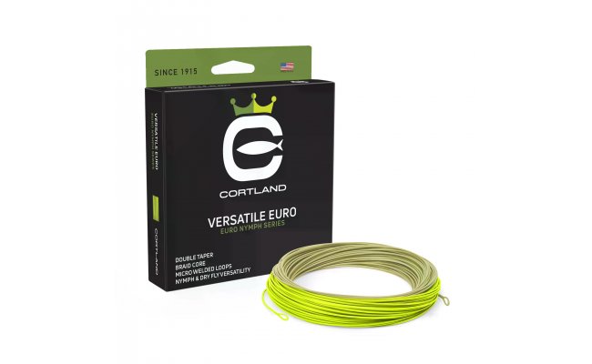 Fly Line Nymphing Cortland Versatile Euro EURO NYMPH SERIES Fly Line Nymphing Cortland Versatile Euro EURO NYMPH SERIES DT .022; Sage Green & Chartreuse