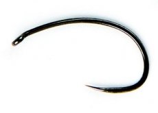 Fly Tying Hook Fulling Mill Czech Nymph Black Nickel BL