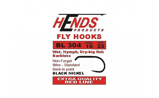 Fly Tying Hook Hends Dry Fly (BL304) Fly Tying Hook Hends Dry Fly (BL304) No 10 25 pcs