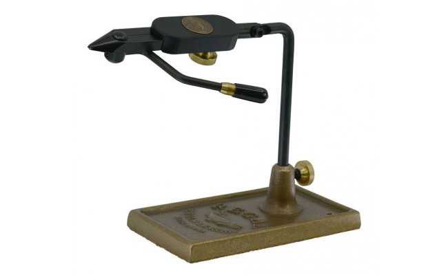 Fly Tying Vise REGAL Medallion Series Big Game Jaws Bronze Traditional Base Fly Tying Vise REGAL Medallion Series Big Game Jaws Bronze Traditional Base