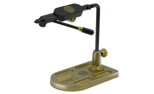 Fly Tying Vise REGAL Medallion Series Midge Jaws Bronze Pocket Base Fly Tying Vise REGAL Medallion Series Midge Jaws Bronze Pocket Base