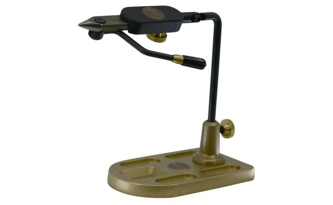Fly Tying Vise REGAL Medallion Series Stainless Steel Jaws Bronze Pocket Base Fly Tying Vise REGAL Medallion Series Stainless Steel Jaws Bronze Pocket Base