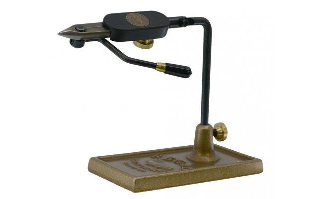 Fly Tying Vise REGAL Medallion Series Stainless Steel Jaws Bronze Traditional Base Fly Tying Vise REGAL Medallion Series Stainless Steel Jaws Bronze Traditional Base