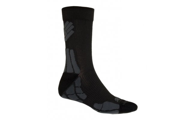 Functional Socks Sensor Hiking Merino Wool Black/Grey Functional Socks Sensor Hiking Merino Wool Black/Grey, 3/5