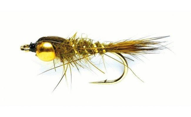GRHE Nymph Olive (Gold Nugget) GRHE Nymph Olive (Gold Nugget), Size 12