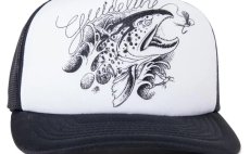 Guideline Angry Trout Retro Trucker Black Cap