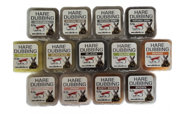 Hare Dubbing Quill & Fly Hare Dubbing Quill & Fly Natural