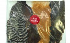 Introductory Soft Hackle Pack Whiting 2 Half Capes & 2 Half Saddles