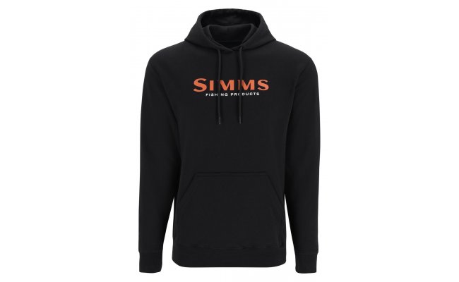 Logo Hoody Simms Black Logo Hoody Simms Black S