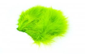Marabou Feather Whiting Super 'Bou Marabou Feather Whiting Super 'Bou White Dyed Fluo Green Chartreuse