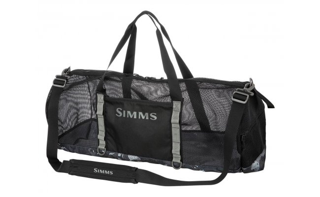 Mesh Bag Simms Challenger Duffel 60L Hex Flo Camo Carbon Simms Challenger Mesh Duffel-60L Hex Flo Camo Carbon