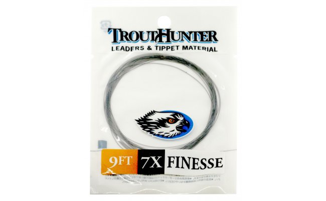 Nylon Tapered Leader TroutHunter Finesse 9 ft Nylon Tapered Leader TroutHunter Finesse 9 ft 7X 0,104 mm