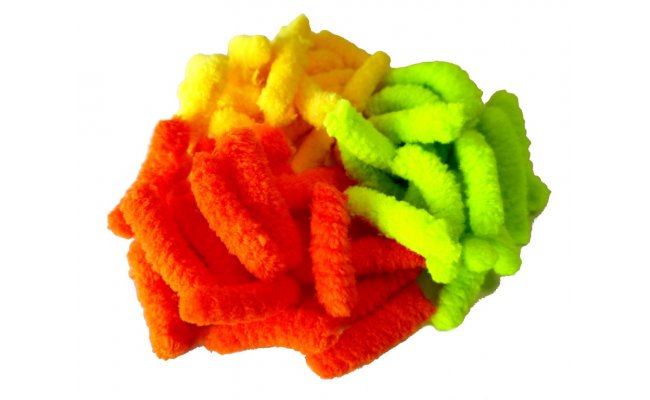 Nymph Bodies FlyBox Yarn Grubs Nymph Bodies FlyBox Yarn Grubs, Chartreuse