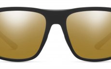 Polarised Glasses Smith Optics Barra Matte Black Polar Bronze Mirror