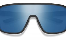 Polarised Glasses Smith Optics Boomtown Matte Black Polar Blue Mirror