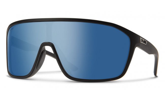 Polarised Glasses Smith Optics Boomtown Matte Black Polar Blue Mirror Polarised Glasses Smith Optics Boomtown Matte Black Polar Blue Mirror