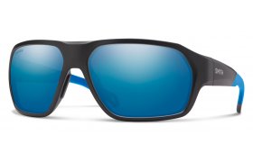 Polarised Glasses Smith Optics Deckboss ... Polarised Glasses Smith Optics Deckboss Matte Black/Blue Polar Blue Mirror