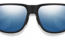 Polarised Glasses Smith Optics Embark Matte Black Polar Blue Mirror