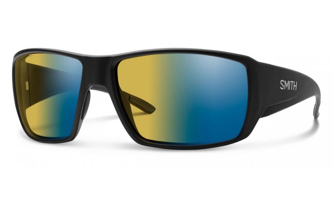 Polarised Glasses Smith Optics Guide's Choice Matte Black Polarchromic Yellow Blue Mirror Polarised Glasses Smith Optics Guide's Choice Matte Black Polarchromic Yellow Blue Mirror
