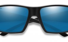 Polarised Glasses Smith Optics Guide's Choice XL Matte Black Polar Blue Mirror