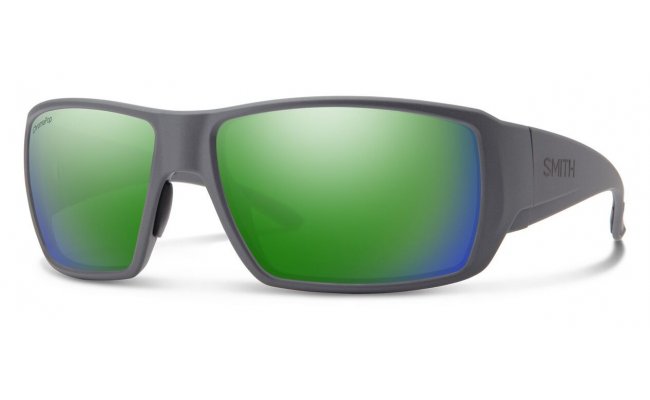 Polarised Glasses Smith Optics Guide's Choice XL Matte Cement Polar Green Mirror Polarised Glasses Smith Optics Guide's Choice XL Matte Cement Polar Green Mirror