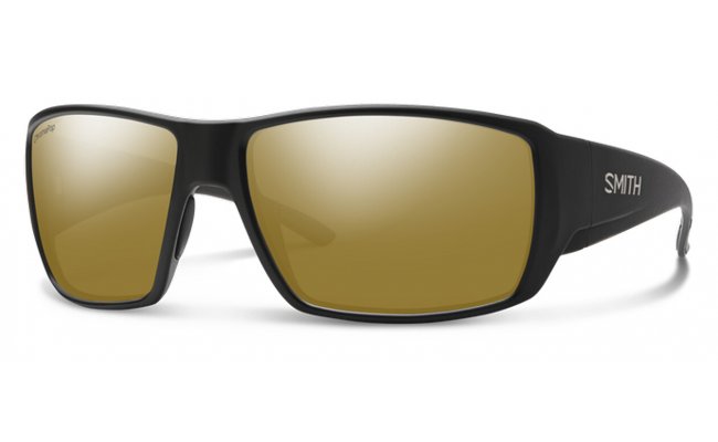 Polarised Glasses Smith Optics Guide's Matte Black Polar Bronze Mirror Polarised Glasses Smith Optics Guide's Matte Black Polar Bronze Mirror