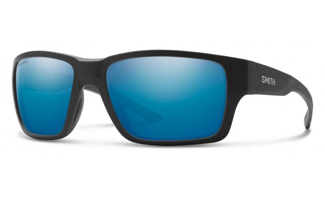 Polarised Glasses Smith Optics Outback Matte Black & Blue Mirror Polarised Glasses Smith Optics Outback Matte Black & Blue Mirror