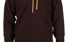 Rivershed Quarter Zip Simms Mahogany