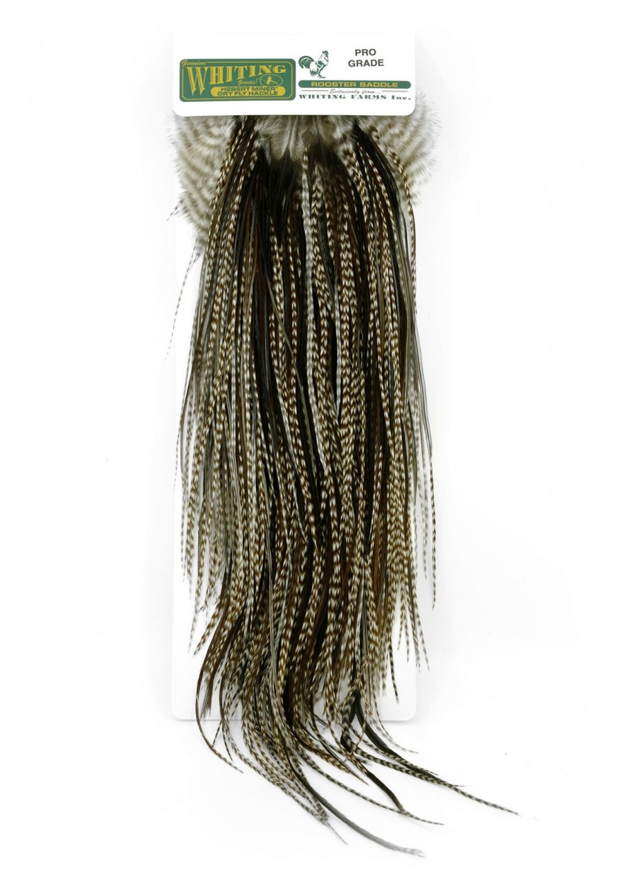 Rooster Saddle Whiting Hebert Miner Dry Fly Hackle Pro Grade