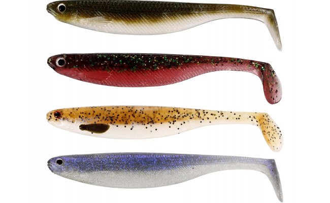 Rubber Lures Westin ShadTeez Slim Shadtail Clear Water Mix 14 Rubber Lures Westin ShadTeez Slim Shadtail Clear Water Mix 14 - 1 g; 5 cm