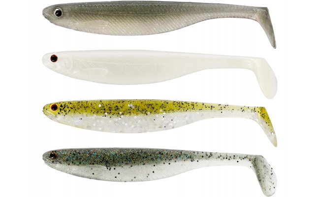 Rubber Lures Westin ShadTeez Slim Shadtail Clear Water Mix 15 Rubber Lures Westin ShadTeez Slim Shadtail Clear Water Mix 15 - 1 g; 5 cm