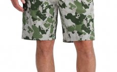 Seamount Board Short Simms Regiment Camo Clover