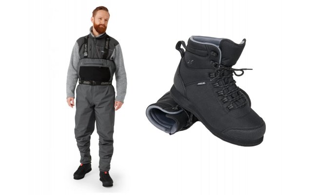SET Waders Guideline Kaitum XT + Wading Boots Kaitum Felt Sole SET Waders Guideline Kaitum XT + Wading Boots Kaitum Felt Sole